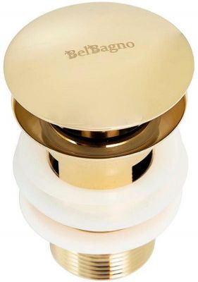 Донный клапан BelBagno BB-SAT-ORO Сlick-Сlack Золото