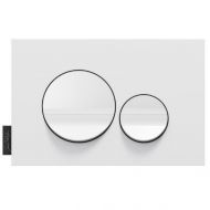 Клавиша смыва Jacob Delafon E20859-00-MWH, белый глянцевый и матовый