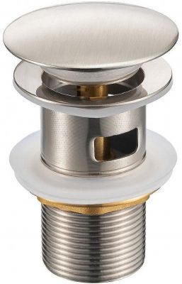 Донный клапан Milacio Ultra MCU.050.SS click-clack Нержавеющая сталь