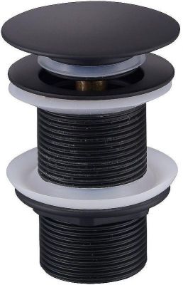 Донный клапан Raglo R600.02.06 click-clack Черный матовый