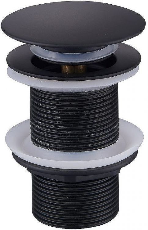 Донный клапан Raglo R600.02.06 click-clack Черный матовый