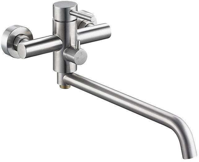 Смеситель для ванны G-Lauf ZAP ZAP7-A090 универсальный цвет Нержавеющая сталь