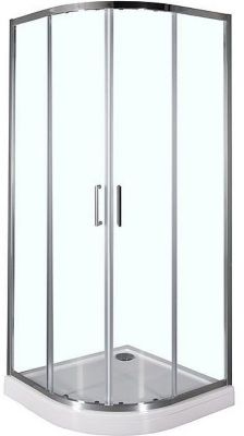 Душевой уголок Aquanet Alfa NAA2142 100x100 профиль Хром стекло прозрачное