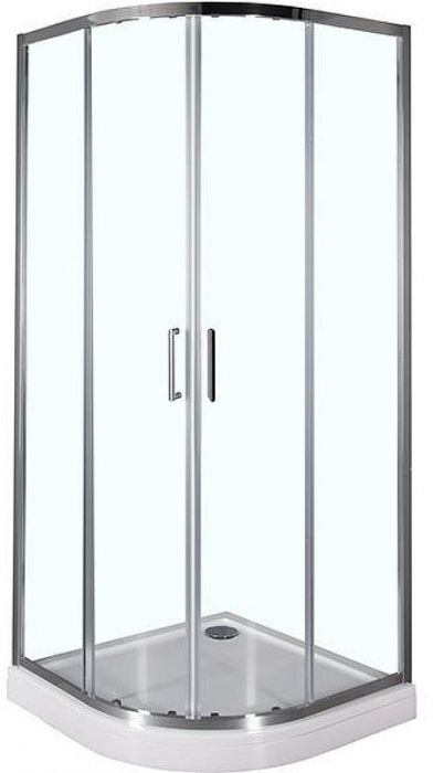 Душевой уголок Aquanet Alfa NAA2142 100x100 профиль Хром стекло прозрачное