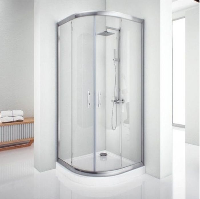 Душевой уголок Aquanet Alfa NAA2142 100x100 профиль Хром стекло прозрачное