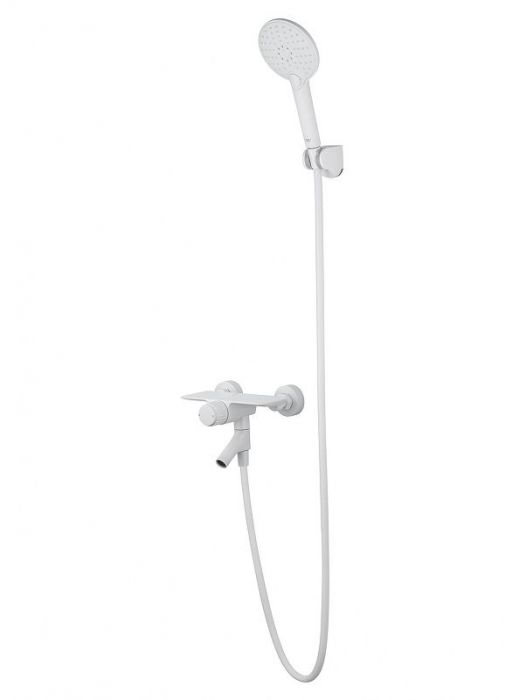 Смеситель для ванны Wonzon & Woghand Click WW-FE05L221-MW цвет Белый матовый