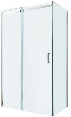 Душевой уголок Berges Melita 100х80 061015 профиль Хром стекло прозрачное