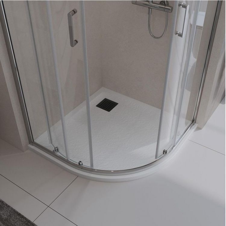 Душевой поддон из искусственного камня BelBagno Uno 90x90 TRAY-MR-UNO-R-90-550-35-W-NO Белый