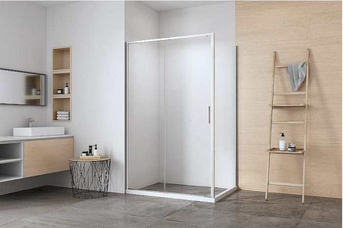 Душевой уголок Aquanet Pleasure Evo AE65-150x80-CT 150x80 324126 профиль Хром стекло прозрачное