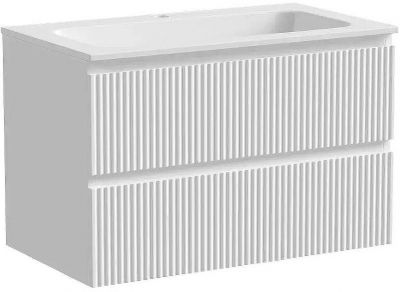 Тумба под раковину Sancos Snob R 80 SNR80W подвесная Bianco