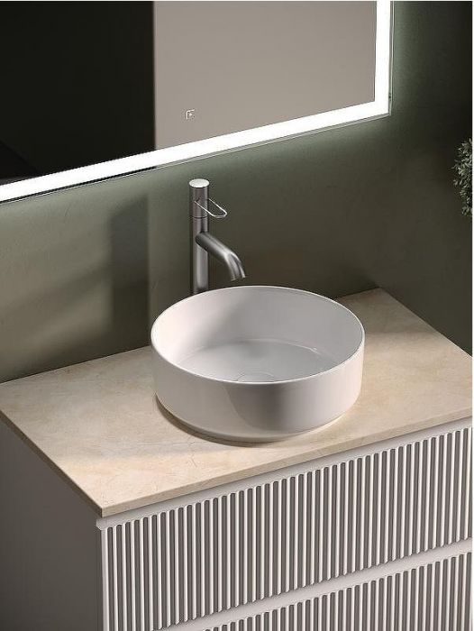Тумба под раковину Sancos Snob R 80 SNR80W подвесная Bianco
