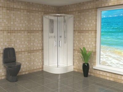 Душевая кабина RGW Andaman AN-052 90 см, профиль белый Душевая кабина RGW Andaman AN-052 90 см, профиль белый