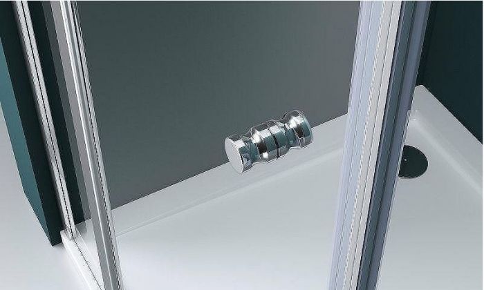 Душевой уголок BelBagno Etna 80х90 ETNA-AH-12-80/90-C-Cr профиль Хром стекло прозрачное