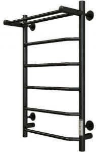 Электрический полотенцесушитель Aringa Киото 80x50 AR03003BL с полкой Черный