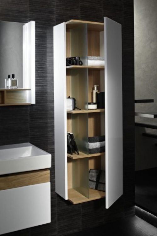 Пенал подвесной Terrace, цвет белый бриллиант [EB1179D-G1C]