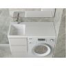 Раковина Madera Kamilla 100 L 4627173210577 с местом под стиральную машину Белая