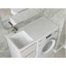 Раковина Madera Kamilla 100 L 4627173210577 с местом под стиральную машину Белая