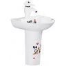 Раковина SantiLine 36 SL-2115 детская Белая с рисунком Микки Маус