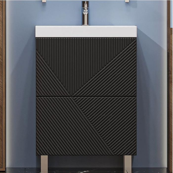 Тумба под раковину Velvex Edge 60 tn.EDG.9696.60.2Y Графит