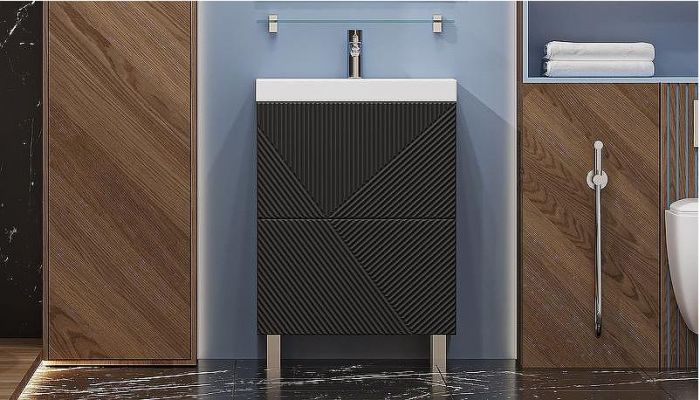 Тумба под раковину Velvex Edge 60 tn.EDG.9696.60.2Y Графит