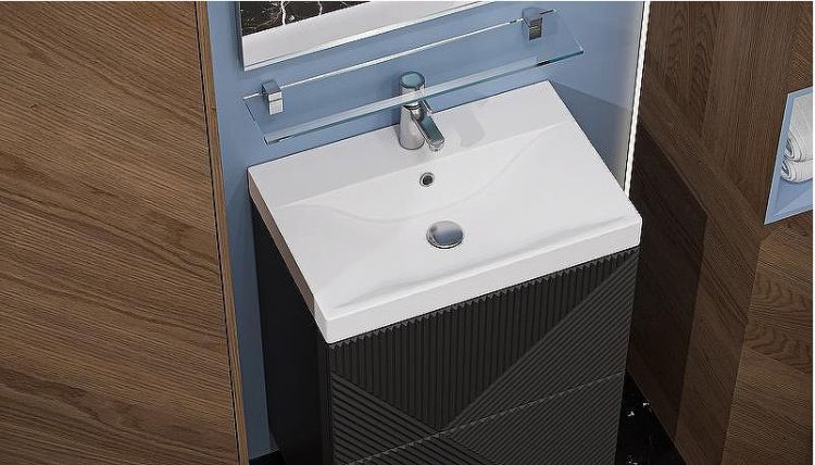 Тумба под раковину Velvex Edge 60 tn.EDG.9696.60.2Y Графит