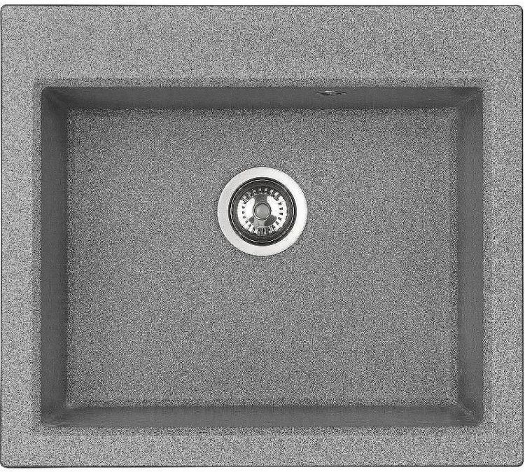 Кухонная мойка Aquaton Линеа 58 1A733032LW230 Серая Кухонная мойка Aquaton Линеа 58 1A733032LW230 Серая