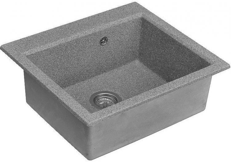 Кухонная мойка Aquaton Линеа 58 1A733032LW230 Серая Кухонная мойка Aquaton Линеа 58 1A733032LW230 Серая