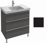 Тумба под раковину Jacob Delafon Odeon Up 77 см EB993-M61, черный матовый