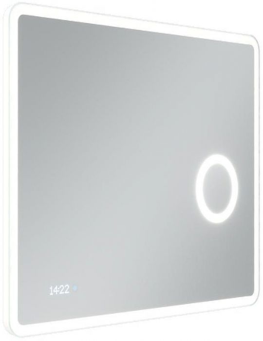 Зеркало Sancos Arcadia 1.0 90 AR1.900 с подсветкой с сенсорным выключателем и часами