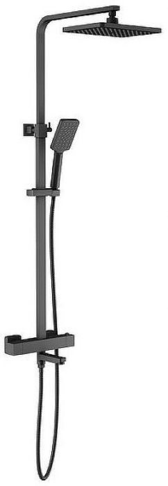 Душевая система Timo Tetra-thermo SX-0169/03 с термостатом Черная