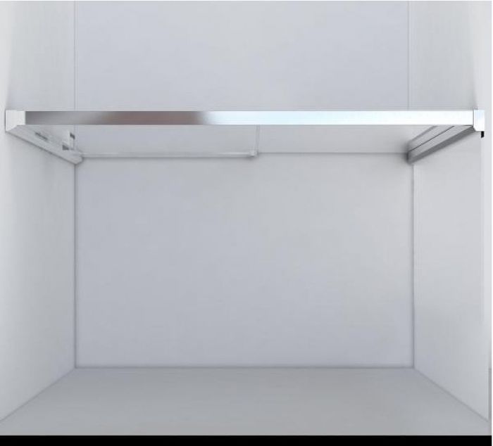 Душевая дверь Vincea Lugano 140 VDS-1L140CL-1 профиль Хром стекло прозрачное