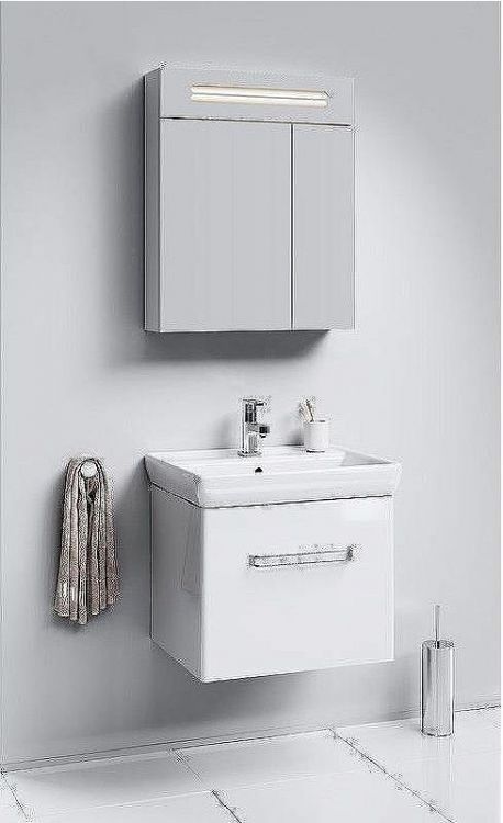 Тумба под раковину Aqwella Нео 60 Neo.01.06/1 подвесная Белая