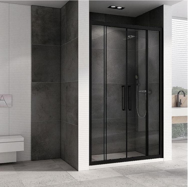 Душевая дверь Abber Schwarzer Diamant 170 AG33170BH профиль Черный стекло прозрачное