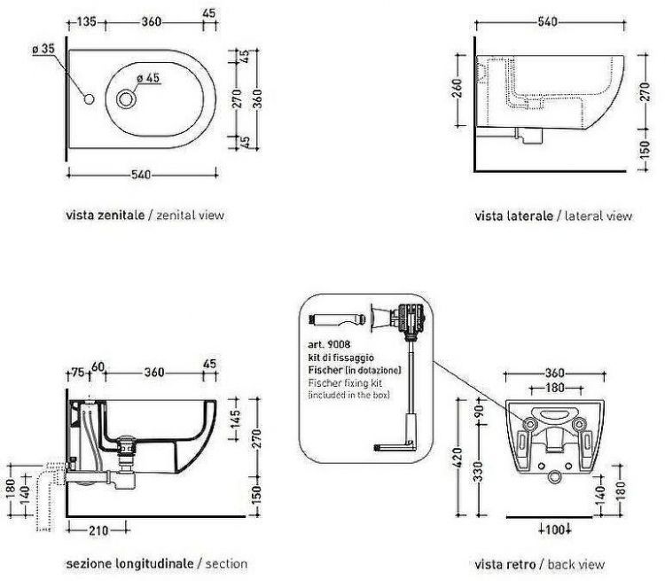 Flaminia App AP218.7037 подвесное