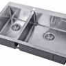 Кухонная мойка ZorG Steel Hammer 78 SH 78-2-51-R Нержавеющая сталь