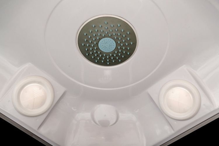 Душевая кабина Deto L 801 стандартная BLACK 100x100x215 Душевая кабина Deto L 801 стандартная BLACK 100x100x215