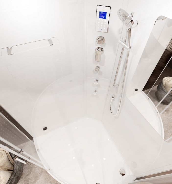 Душевая кабина TEUER Crystal D12-50 120х120