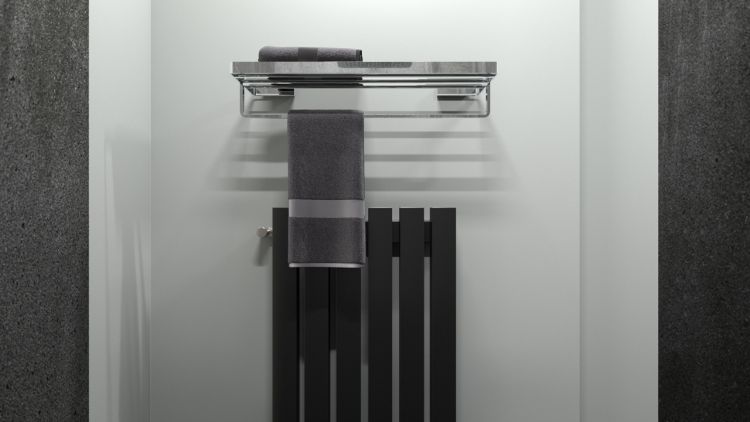 Полка для полотенец со штангой 60 см 838160A