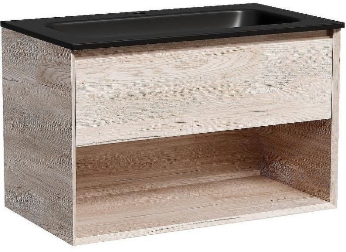 Тумба под раковину Sancos Marmi 1.0 80 MR1.080EG подвесная Дуб галифакс натуральный