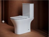 Унитаз CERAMICANOVA Alfa Rimless напольный с бачком CN9002