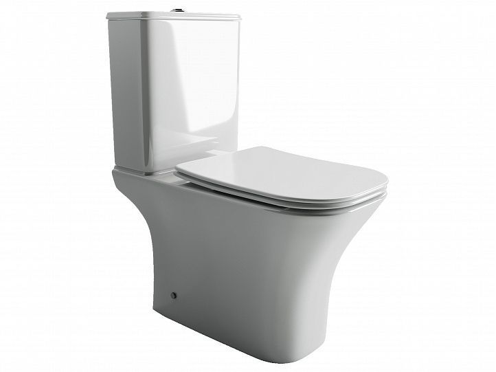 Унитаз CERAMICANOVA Alfa Rimless напольный с бачком CN9002 Унитаз CERAMICANOVA Alfa Rimless напольный с бачком CN9002