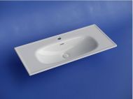 Раковина накладная CERAMICANOVA Sabo с отверстием под смеситель белый CN13003