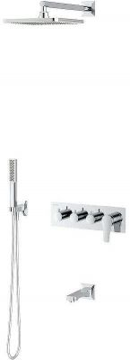 Душевая система Teska Euro X EX3660 Хром