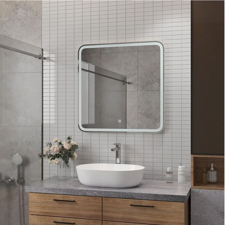 Зеркало Misty Капелла 70 КАП-02-70_70-14 с подсветкой с сенсорным выключателем