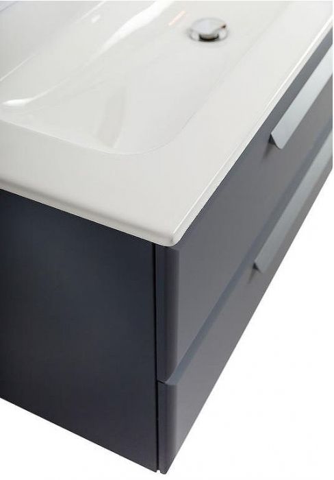 Тумба под раковину Cezares Eco-Cer-N 120 ECO-CER-N-1200-2C-SO-GR-P подвесная Grafito без ручек