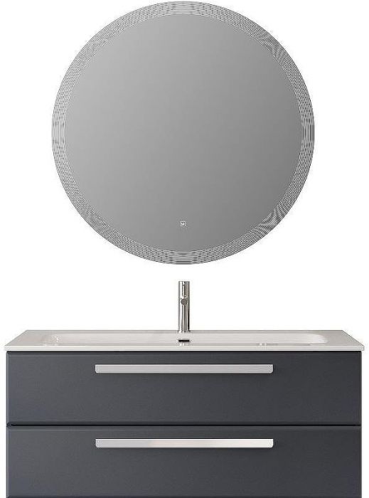 Тумба под раковину Cezares Eco-Cer-N 120 ECO-CER-N-1200-2C-SO-GR-P подвесная Grafito без ручек