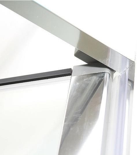 Душевая дверь Ceruttispa Bella D91T профиль Хром стекло прозрачное