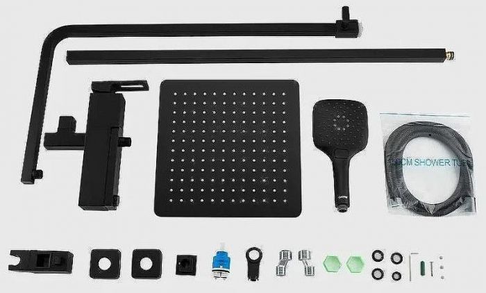 Душевая система Gappo G2417-6 Черный матовый