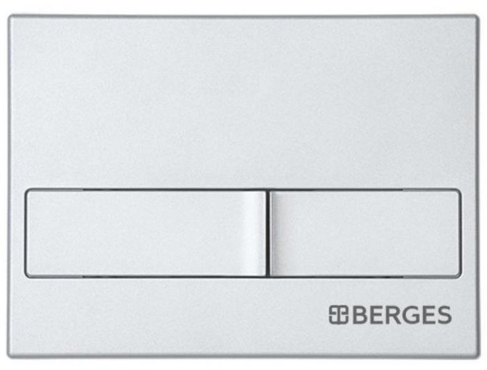 Клавиша смыва Berges Novum L2 040012 Хром матовый