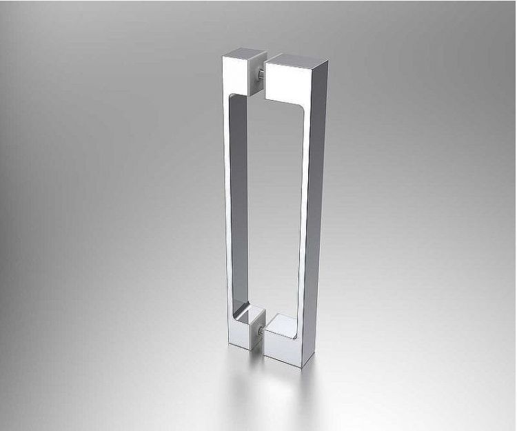 Душевая дверь Vincea Alpha 120 VDS-3AL120CLGM профиль Вороненая сталь стекло прозрачное